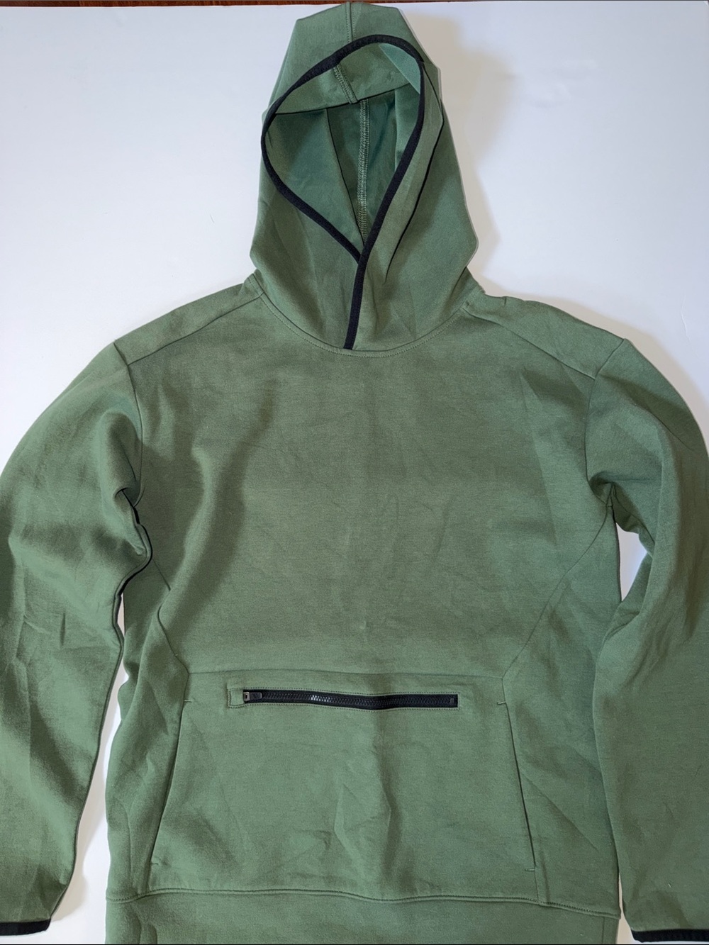 (MATCHING SET) Green DSG Hooded Pullover with Zip Pocket